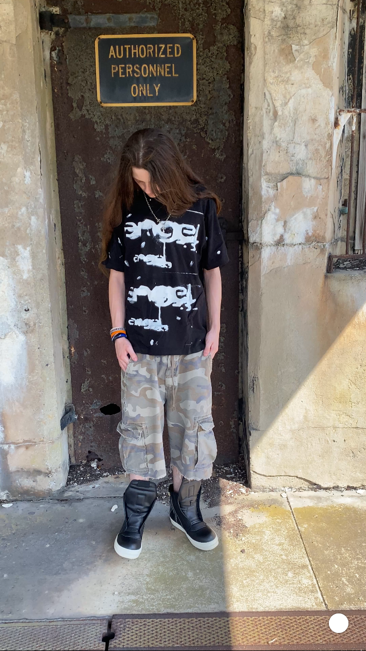 Angel Paint Splatter Tee